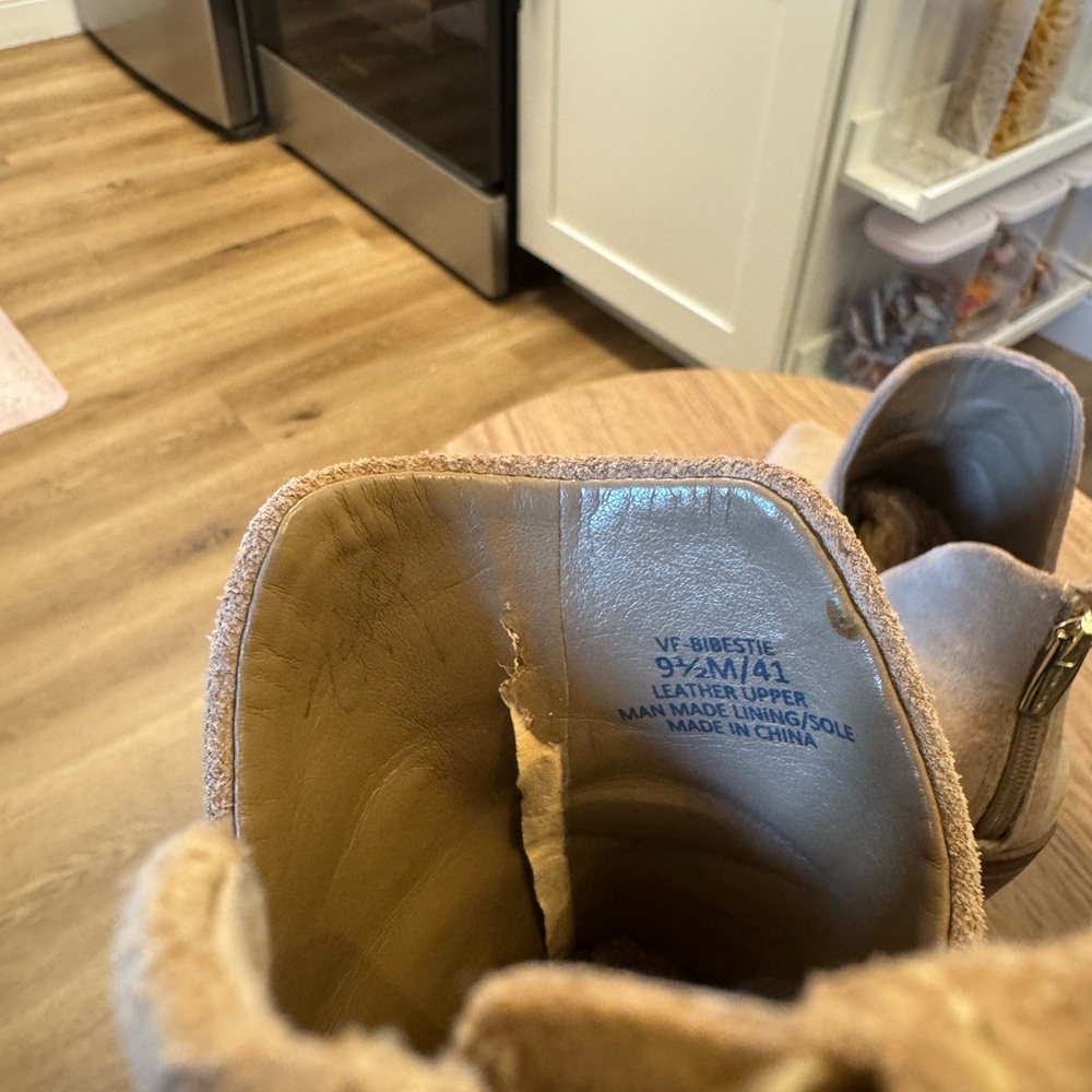 Vince Camuto Tan Ankle Booties - Picture 7 of 9
